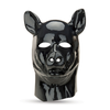 Prowler Red Latex Pig Hood - Juodas