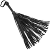 Prowler Red Prowler Raudonas Leather Suede Flogger Juodas - Sturdy Suede Handle, Long Strands
