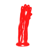 Prowler Red Raudona Paw Model Intimate Silicone Toy Raudona 20 cm