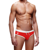 Prowler Swim Brief XL Raudona - Athletic Fit, Contrast Details