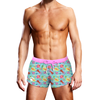 Prowler Swim Trunks M - Colorful Poolside Print, Quick-Dry, Drawstring