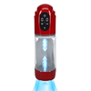 Pumped By Shots TechnoThrust Automatic Intimate Vacuum Pump Metallic Raudona Atsparus vandeniui