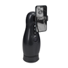 Pumped By Shots Virtuo Suction &amp; Vibration Intimate Device with Phone Mount Gun Metal