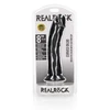 Realrock By Shots Realrock Didelis tikroviškas styguotas dildo siurbtukas 22,5 cm