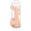 Realrock By Shots DongSkin Premium Intimate Model with Suction Base 25 cm rusvai gelsvas