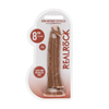 Realrock By Shots Pipedream King Cock 8" Anatomical Model with Suction Cup, rusvai gelsvas