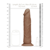 Realrock By Shots EasyToys Model 10 Anatomical Intimate Device 25cm, Suction Cup, Skin Tone