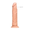 Realrock By Shots Seven Creations Model 10/25 cm Anatomical Dong, Velvet Touch TPE, Suction Cup