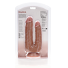 Realrock By Shots RealRock Double Trouble Intimate Model 12.7/15.2 cm Tan