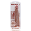 Realrock By Shots RealRock Extra Large Straight Model with Base 33cm - Tan