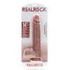 Realrock By Shots RealRock Extra Large Straight Model 14" Tan - Anatomical Design, Suction Base