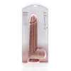 Realrock By Shots RealRock Extra Large Straight Model 14" Tan - Anatomical Design, Suction Base