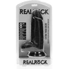 Realrock By Shots RealRock Extra Thick Juodas 20.3cm Anatomical Model with Suction Base
