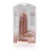 Realrock By Shots RealRock Extra Thick Intimate System 23 cm Tan - Firm Anatomical Model