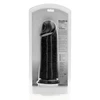 Realrock By Shots Extra Thick Straight without Balls 25,4 cm - Juodas