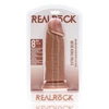 Realrock By Shots Ypač storos tiesios plaukų sruogos be kamuoliukų 20,3 cm - Rudos spalvos