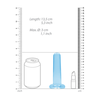 Realrock By Shots REALROCK Crystal Clear Intimate Machine 13.5 cm with Suction Base Transparent