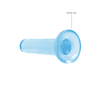 Realrock By Shots REALROCK Crystal Clear Intimate Machine 13.5 cm with Suction Base Transparent