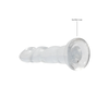 Realrock By Shots RealRock Crystal Clear Intimate Model 17 cm with Suction Cup Base