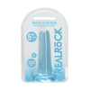 Realrock By Shots REALROCK Crystal Clear Intimate Machine 13.5 cm with Suction Base Transparent