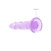 Realrock By Shots REALROCK Crystal Clear Intimate Device 17 cm with Suction Cup Transparent