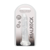 Realrock By Shots RealRock Crystal Clear Intimate Model 17 cm with Suction Cup Base
