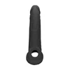 Realrock By Shots Lovetoy Model 9 Intimate Extension Sleeve 23 cm Skin TPE Phthalate-Free