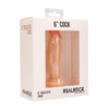 Realrock By Shots RealRock Intimate Model 15 cm - Anatomical Rubber Form with Suction Base, rusvai gelsvas