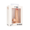 Realrock By Shots RealRock 7" Anatomical Model with Scrotum, Skin Tone, 18 cm