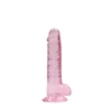 Realrock By Shots REALROCK Crystal Clear 7" Transparent Model with Suction Cup, 19 cm