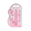 Realrock By Shots REALROCK Crystal Clear 6'' Intimate Model with Base - 15 cm Transparent