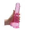 Realrock By Shots Realrock 9" / 23 cm Realistinis dildo su kamuoliukais - Rožinė
