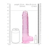 Realrock By Shots Realrock 9" / 23 cm Realistinis dildo su kamuoliukais - Rožinė