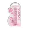 Realrock By Shots REALROCK Crystal Clear 7" Transparent Model with Suction Cup, 19 cm