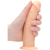 Realrock By Shots REALROCK Ultra Silicone Model 6 Thermo Reactive 15 cm - Suction Base, Brown