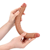 Realrock By Shots RealRock Slim Double Ended Model 35.6 cm - Tan, Flexible Design