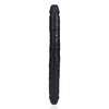 Realrock By Shots RealRock Slim Double Ended 14'' Intimate Machine Juodas Flexible 35.6cm