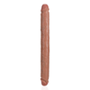 Realrock By Shots RealRock Slim Double Ended Model 35.6 cm - Tan, Flexible Design