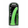 Realrock By Shots RealRock Glow Slim Intimate Machine with Suction Cup 22.5cm Žalias