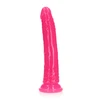Realrock By Shots Lieknas tikroviškas dildo su siurbimo taurele – švyti tamsoje – 9'' / 22,5 cm