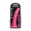 Realrock By Shots Lieknas tikroviškas dildo su siurbimo taurele – švyti tamsoje – 9'' / 22,5 cm