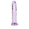 Realrock By Shots RealRock Crystal Clear Intimate Model 6" with Suction Base Transparent