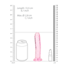 Realrock By Shots Tiesus tikroviškas dildo su siurbtuku - 6'' / 14,5