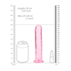 Realrock By Shots Tiesus tikroviškas dildo su siurbimo taurele – 7 colių / 18