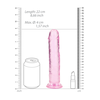Realrock By Shots Tiesus tikroviškas dildo su siurbimo taurele – 8'' / 20