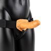 Realrock By Shots RealRock Vibrating Hollow Strap-On 15.5 cm - Adjustable Intimate System