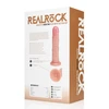 Realrock By Shots RealRock Vibrating Curved Model 20.5cm - Flesh Tone, Suction Base