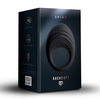 Rocks-Off Spire Vibrating Liquid Silicone Ring Juodas USB Rechargeable