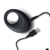 Rocks-Off Spire Vibrating Liquid Silicone Ring Juodas USB Rechargeable