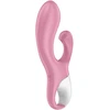 Satisfyer Air Pump Bunny 2 Light Raudona Intimate Air System Toy